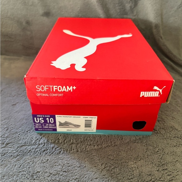 NWT Puma Men’s Gray Transport Sneaker - Picture 8 of 10